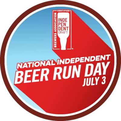 Brewers Association National Indepedent Beer Run Day Badge