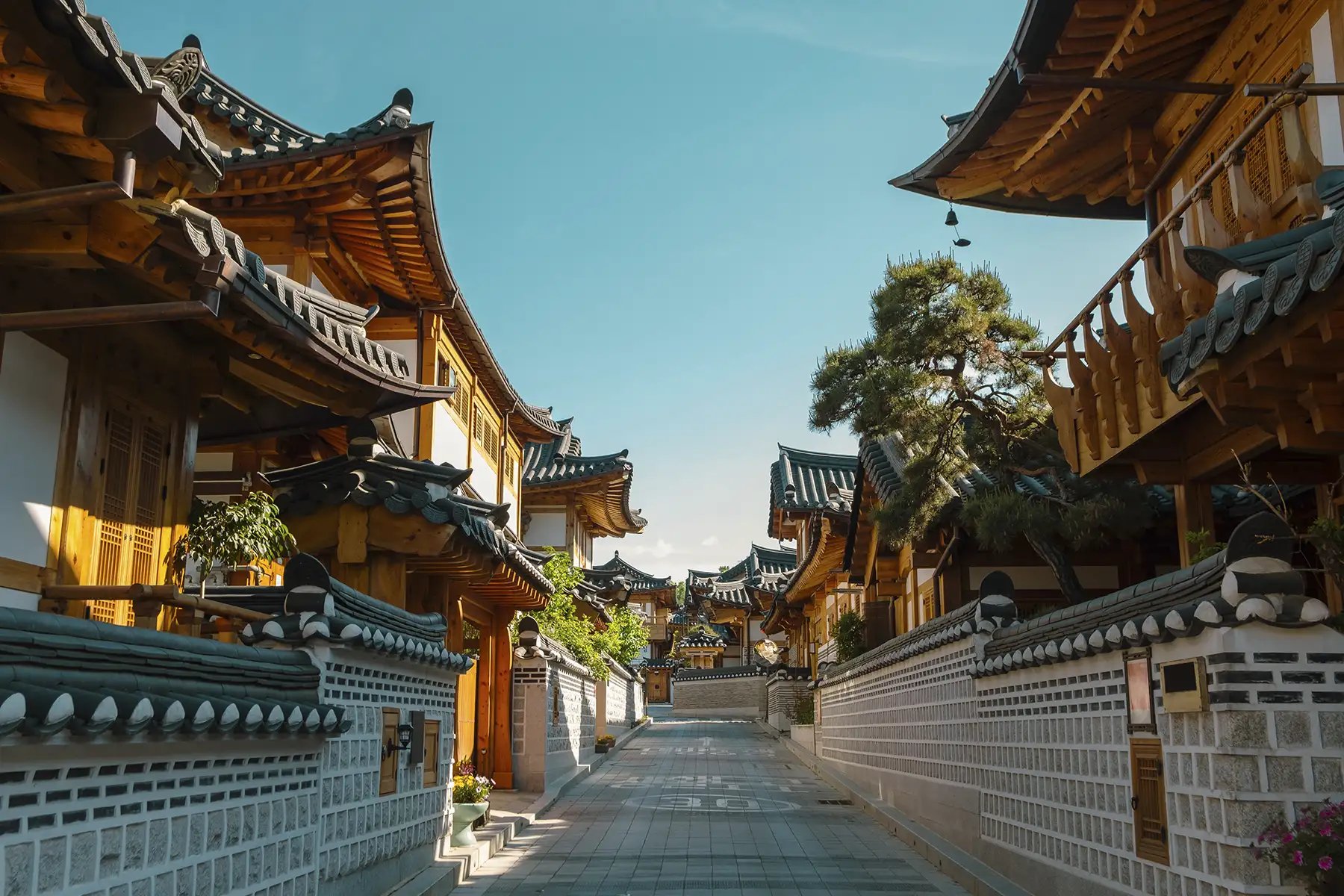 Eunpyeong Hanok Village, Korean traditional house in Seoul, Korea