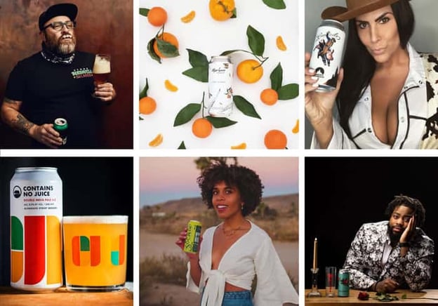 Examples of Instagram influencer posts from Hop Culture