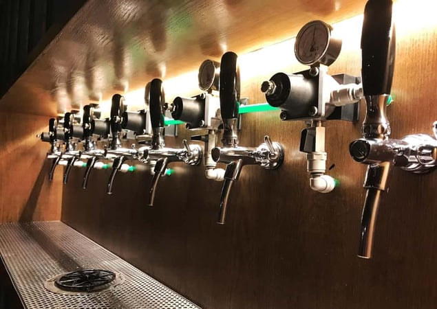 Long draw beer tap system