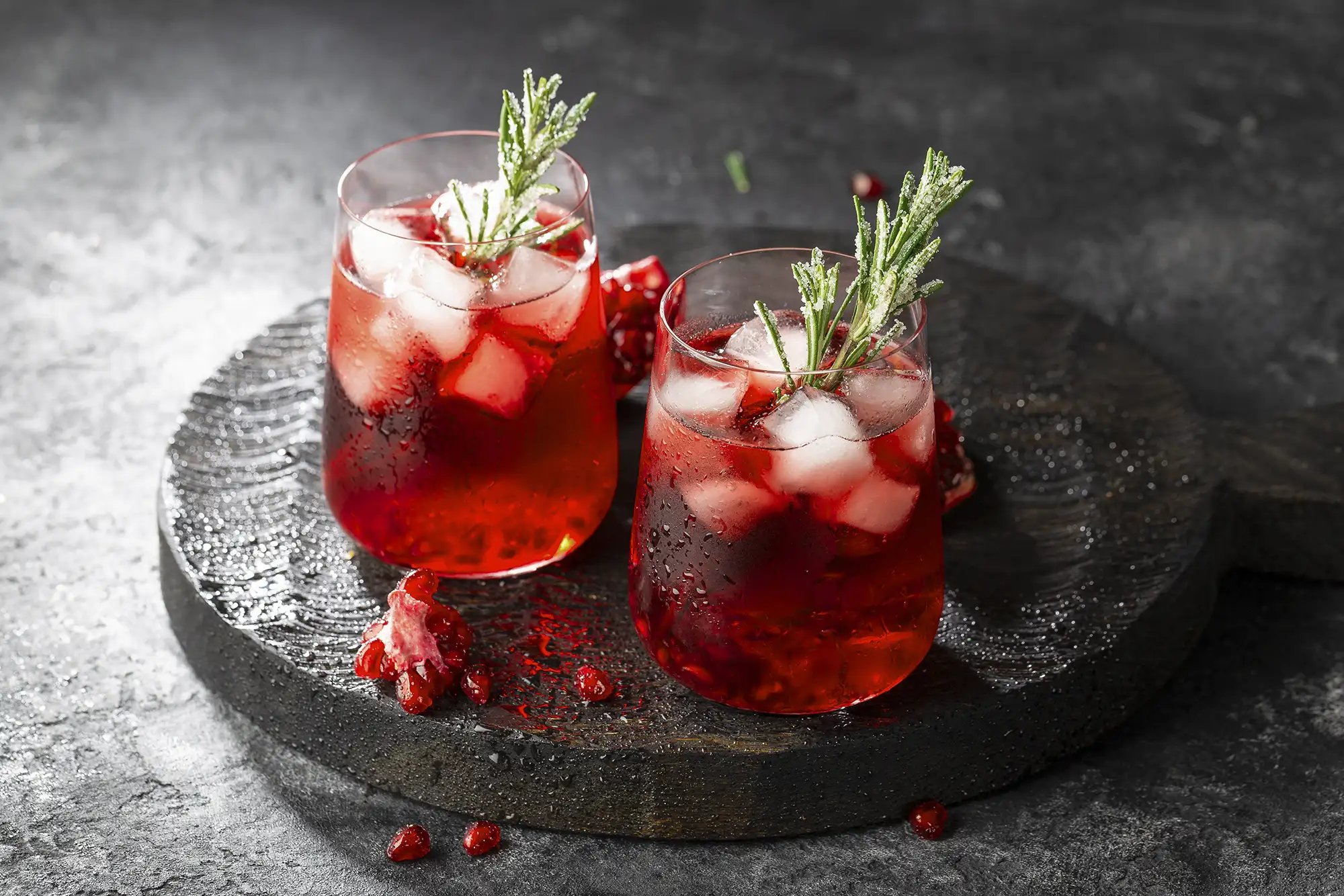 A Pomegranate cocktail inspired by fall and Thanksgiving