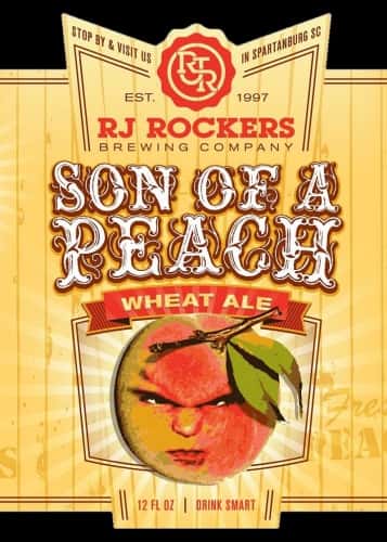 RJ Rockers Brewing Company Son of a Peach Wheat Ale