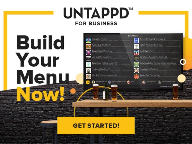 Untappd for Business free trial banner
