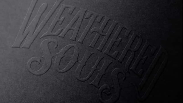 Weathered Souls typography logo