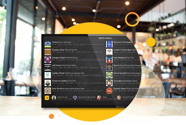 The Top 8 Digital Menus Designs of Untappd for Business