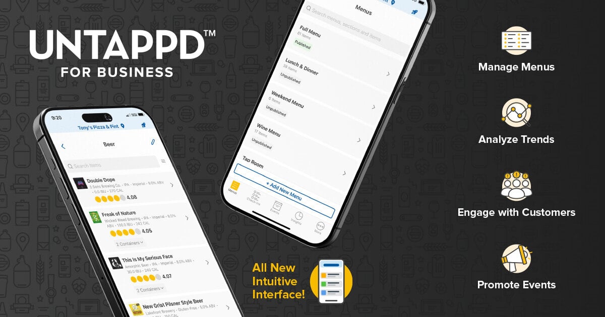 Introducing the New and Improved Untappd For Business Mobile App